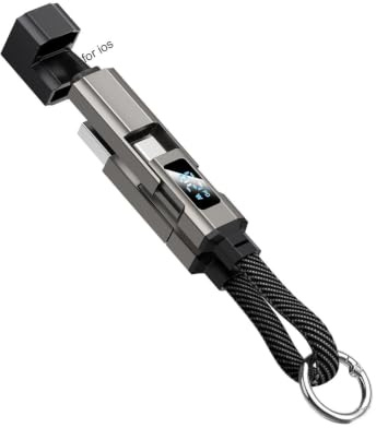 Laddkabel Med Nyckelring 4-i-1 65W Snabbladdning LED-Display