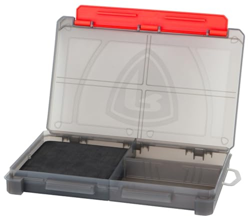 Fox Rage Compact Storage Box Medium 22,1x14,47x2,75cm - Angelbox für Jigköpfe, Drillinge, Angelhaken & Kleinteile, Kleinteilebox
