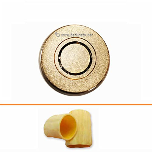 Accessorio Trafila in bronzo formato Paccheri per macchina pasta fresca professionale VIP/2 2,8kg e VIP4 4kg e compatibile FIMAR MPF 2,5 e MPF 4 (LISCI)