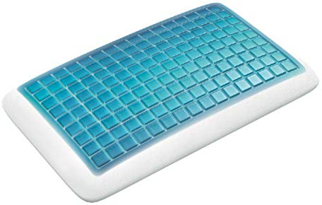 Technogel Pixel Deluxe Nackenstützkissen Gel Kissen (66 cm x 40 cm, 7), TG-PIL-ED07, Weiß, 60x40x7