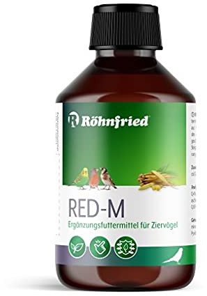 Röhnfried RED-M 100 ml I unterstützt Genesung nach Krankheit I für Sittiche, Wellensittich, Kanarienvogel, Papageien
