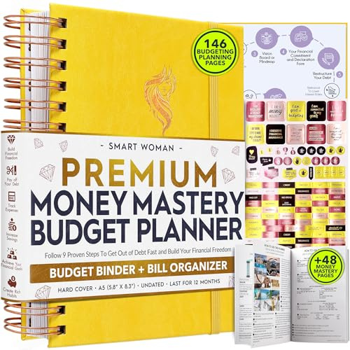 Finanzplaner & Monatsplaner & Monatsrechnung Organizer - 12 Monate Reise zur finanziellen Freiheit, Monatsbudgetbuch | Viel mehr als nur ein Budgetplaner oder Finanzplaner