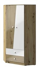 MINIO go for it - Eckschrank Nantes, Kleiderschrank mit Türen und Schubladen