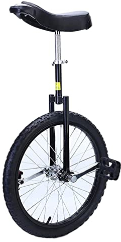 LoJax Freestyle Einrad 24 20 Zoll Einzelrad-Einrad für Erwachsene/Männer/Frauen/große Kinder, 14 16 18 Zoll Rad-Einrad für Kinder Jungen Mädchen, Einrad-Fahrrad, Anfänger-Einrad (Schwarz 20 Zoll)