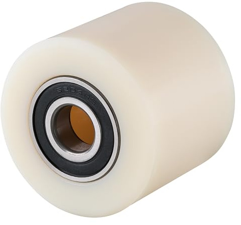 Hubwagen Rolle Polyamid Nylon 80 x 60 mm, Achse 20 mm - Ersatzrolle inkl. Kugellager