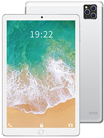De Escritura Niña 10.1 Pulgadas Android 8.1 Teléfono 3G con 16GB de Almacenamiento Tarjeta SIM Cámara de 2MP WiFi GPS Quad Core Pantalla táctil Soporte Llamada telefónica 3G Ofertas (White, One Size)