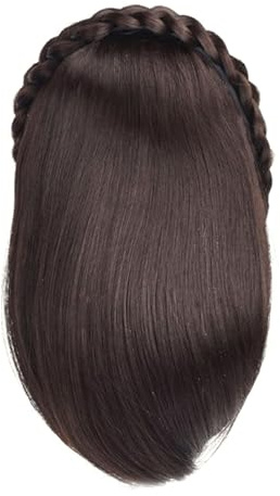 BIGULA Fascia per Capelli Intrecciata per Ragazze con Fascia per Fotografia di Strada all'aperto Toupet per Donne