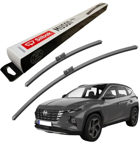 Silbak Windscreen Wipers, fits for HYUNDAI TUCSON (2021 ONWARDS) Front Wiper Blades, 650mm/400mm