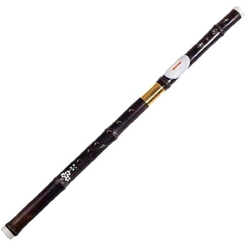 Bambus Transversale Bawu-Flöte F/G-Taste Natürliches Lila Bambus-Bau Abnehmbares Volksinstrument Bambu(G)