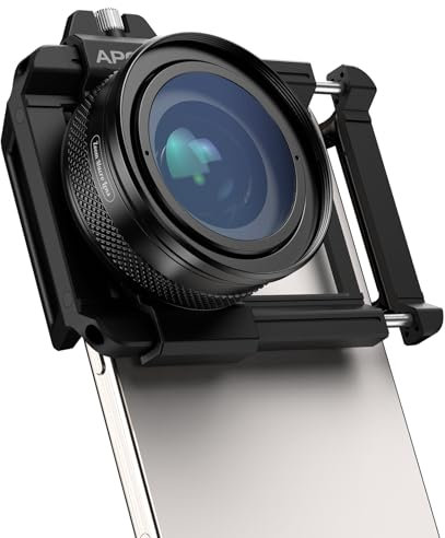 APEXEL Ultra HD Mobile Phone Macro Lens with Universal Phone Clip, Macro Lens for Smartphones 20x, Compatible with Most Mobile Phones