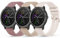 Yisica 3 Pieces Bracelet Compatible pour Garmin Vivoactive 3 /Vivoactive 3 Music/Venu, 20mm Sport Silicone Souple Bracelet avec Garmin Venu Sq/Sq 2/Venu 2 Plus (Starlight/Thé Lait/Fumé Violet, 20mm)