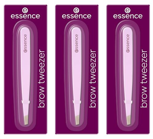 essence BROW TWEEZER, Accessoires, Violett, Nanopartikel frei, 3er Pack (3x1pcs)