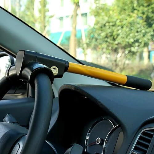 YPSBBHD Kompatibel mit VW Magotan Tiguan Touareg Golf, Auto-Lenkradschloss, passend für maximale Sicherheit, Lenkrad-Diebstahlsicherung, T-Bar-Lenkrad-Wegfahrsperre