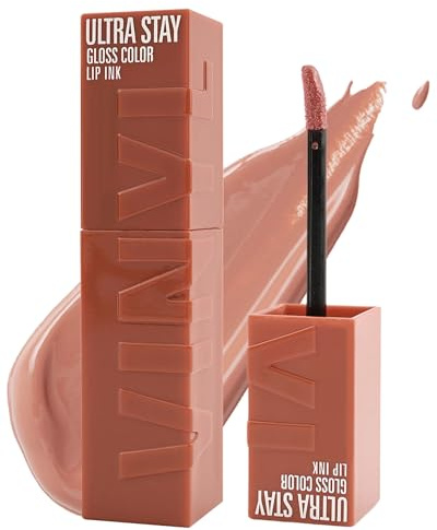Liquid Lipstick, Ultra Stay Lip stick,Glossy Full Coverage Lip Gloss,Highly Pigmented Velvet Nude Lip Color Makeup,Non-stick Cup Long Lasting Waterproof Lips Tint Stain,Christmas Makeup Gift for Women