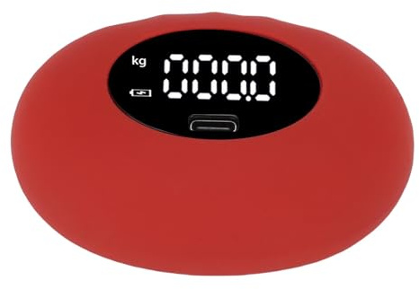 FILFEEL Tester per la Forza della Presa della Mano – Dinamometro Elettronico Ricaricabile con capacità di 180 Kg, Design Ergonomico in Silicone, Ricarica e Display LCD per Fitness e Uso Clinico (kg)