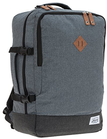 BESTWAY Cabin 40223 Retro Reiserucksack Kabinenrucksack Leichtgepäck Rucksack + Koffergurt
