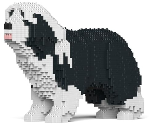 JEKCA Bricks Bearded Collie 01-M01 ST19PT54-M01