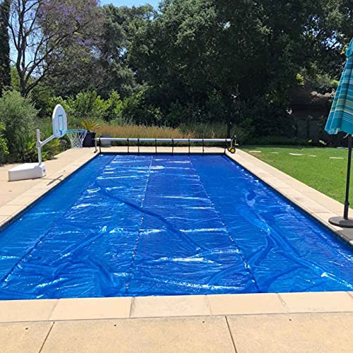 Store Enrouleur Couverture de Piscine Solaire Rectangulaire/carrée avec Œillets, Bâche de Couverture Chauffante À Bulles, pour Les Piscines Enterrées, Piscines Gonflables (Size : 2m x 5m(6ft×16ft))