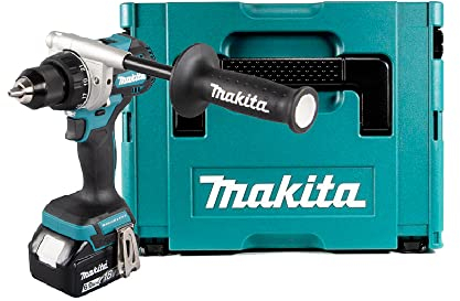 MAKITA Ddf486 g1J Bohrmaschine Akkuschrauber 130 Nm Bl Lxt 18 V + 1 Akku 18 V 6 Ah Li-Ion Bl1860B + Makpac Koffer