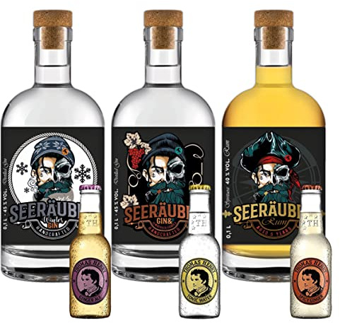 Gin Tasting Set Seeräuber | verschiedene Sorten Gin (Gin Tasting Set No.1)