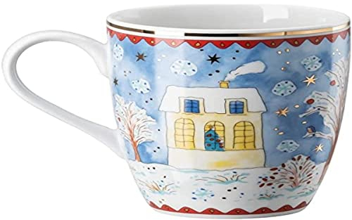 Hutschenreuther Sammelkollektion 22 Weihnachtsabend Becher mit Henkel