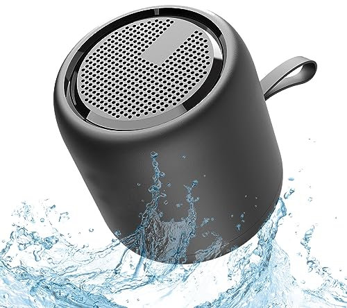 Bluetooth Speaker, Portable Wireless Bluetooth Speaker, Mini Speakers,HD Surround Stereo Sound,[6-24 Hour Playtime] IPX4 Waterproof,Noise-Cancelling Mic for Camping,Outdoor, Travel, Home,Garden Party