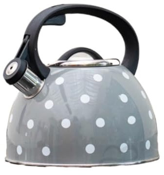 Habrur Teekessel Wasserkessel Edelstahl-Teekanne, Teekessel Für Herd, Teekessel, Vintage-Teekanne, Pfeifende Teekessel Flötenkessel