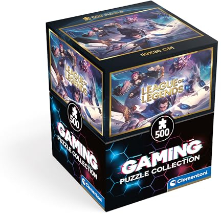 Clementoni League of Legends Puzzle 500 Teile Erwachsene - LOL Puzzle Erwachsene in 49 x 36 cm - Puzzle Erwachsene anspruchsvoll von Clementoni 35560