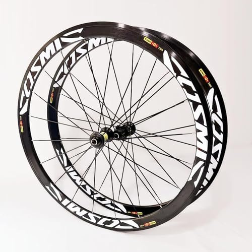 KUNYOS Rennrad-Laufradsatz 700C*23C-25C-28C 40/50MM Aluminium-Legierung C/V Bremse Felge Schnellspanner 20H Nabe Für 7 8 9 10 11 Speed Laufradsatz