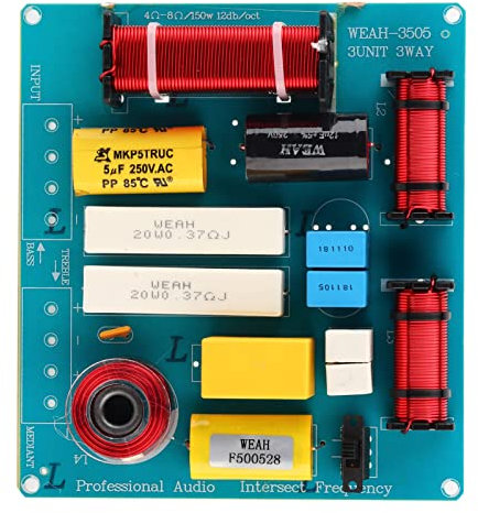 Ausla DREI-Wege-Lautsprecher-Crossover-Filter, 3 ge pa frequenziche 8ohm 1000 watt, 3 ge frequenziche 8 ohm 12db