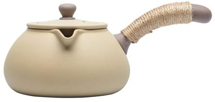 Théière Traditionnelle Théière en céramique avec poignée latérale et passoire for brasser du thé en feuilles mobiles, accessoires for la maison Théière Japonaise