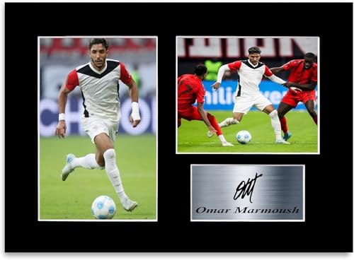 Foto-Poster Omar Marmoush Fußballspieler 2024 für Frankfurt Fußballfans