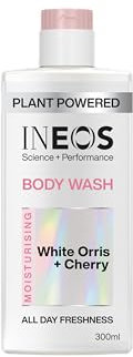 INEOS Skin Science - All Day Freshness With Provitamin B5 Body Wash White Orris + Cherry - With SkinActiv Cooling Tech™ - Plant Powered 300ml