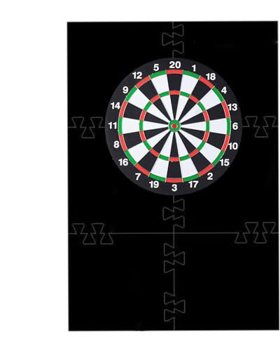Dartscheibe Schutz Quadrat - 104*71.5Cm Gespleißter Dartscheiben Wandschutz,Dartscheiben Schutzwand Quadrat,Dartscheiben Schutzring,Target Dartscheiben Schutz Quadrat,6 Teiliger Gespleißter Wandschutz
