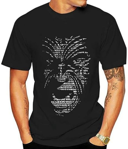 Haka Rugbyer Maori Warrior Inspiriert Herren T Shirt T-Shirt Top 100% Tricolor Top Tee Vintage Mens Tees Shirt Black L