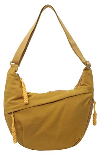 Borsa Mezzaluna Donna,Borsa Marsupio Donna Tracolla,Moon Bag Nylon,Borsa a Tracolla Casual,Crossbody Bag,Borse Spalla con Tracolla Regolabile,Borsa per Gnocchi