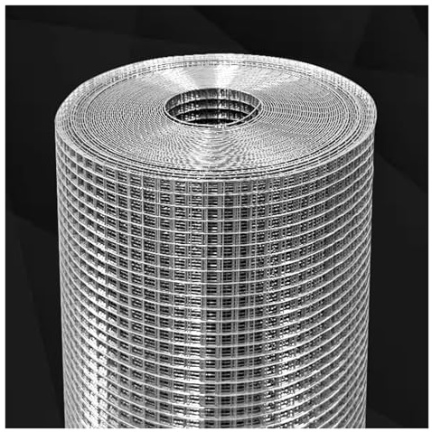 Treillis métallique soudé en acier inoxydable 304 de 1 cm/0,8 mm, barrière de volaille, support pour plantes et filet de sécurité pour balcon, 0,9 x 15 m, solution de clôture de jardin