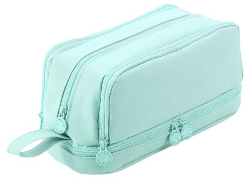 Generisch Trousse De Crayons Grande Capacité, Étui À Stylos Multifonction Avec 4 Compartiments, Sacoche Fournitures Scolaires Et Adultes, Grand Étui De Rangement Pour Bureau École Voyage