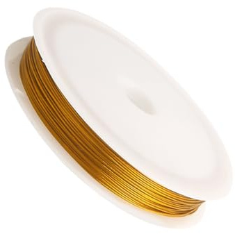 Alambre para cuentas artesanales - alambre de acero inoxidable, cable de cuerda de plata de oro flexible | Fabricantes de joyas para entusiastas de la artesanía Decoraciones de perl