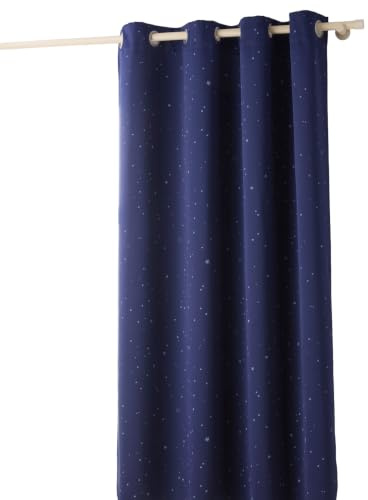 Vertbaudet Verdunkelungsvorhang mit Leuchtmotiven Marine Bedruckt 135X180