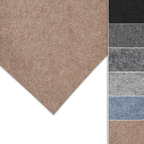 Floordirekt Nadelfilz Superflex | Innenraumverkleidung | Ideal für Restauration & Instandhaltung | hochwertig & flexibel | Nadelfilz | Individuell zuschneidbar (Beige, 200 x 1000 cm)