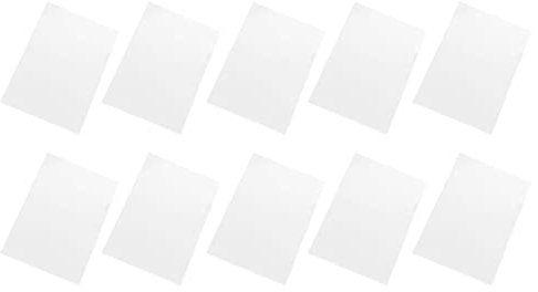 Operitacx 100stücke Dokumentenmappe Aus Plastik Transparente Aktentasche Papiere Aktenordner Für Bürogebrauch Und Dokumentenaufbewahrung