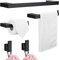 Set di accessori per il bagno da 5 pezzi, Kit Ganci per montaggio a parete portasciugamani Porta carta igienica asciugamani Spazio alluminio, nero