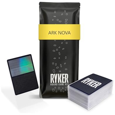Ryker Kompatibel mit Ark Nova Kartenhüllen-Set, Brettspiel-Kartenhüllen (transparent)