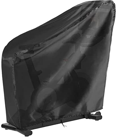 Rilime Klappbare Heimtrainer-Abdeckung, Schwarz, 137 cm L x 62 cm B x 137 cm H