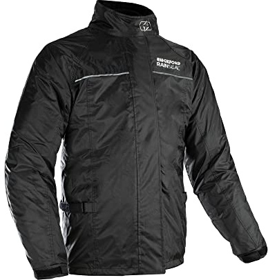 Oxford Products Rainseal överjacka motorcykel vått väderutrustning, svart, M, Svart, M