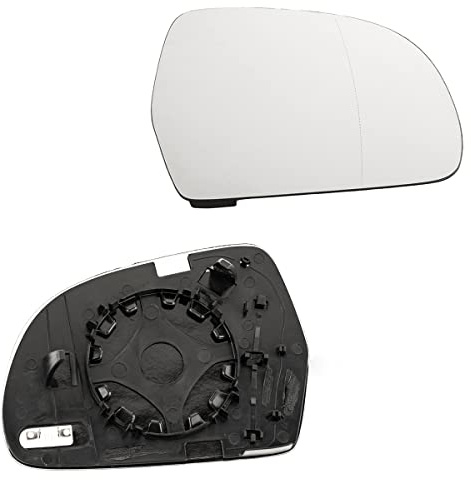 LST Außenspiegel Glas heizbar asphärisch rechts kompatibel mit Audi A3 8P 04/2008 bis 05/2010, A4 8K bis 04/2009, A5 8T bis 05/2009, A6 4F ab 10/2008, A8 4E ab 09/2007, Q3 8U