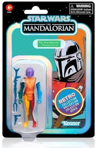 STAR WARS Retro Collection Prototype Edition Articulated Action Figure Exclusive (Mandalorian)