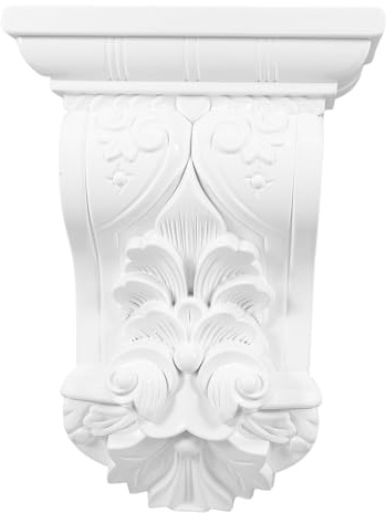 jojofuny Corbel Decorativo De Estilo Europeo Soporte Para Techo Adorno De Hogar Autoadhesivo Diseño Elegante y Detalles Delicados