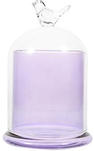 Alipis Desktop Candle Stand Cover Household Glass Dome Craft Projects for Adults
